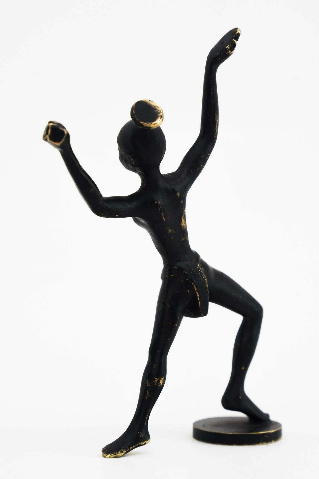 Small Dancing African Women Figurine By Richard Rohac Vienna Around 1950s photo 246.0