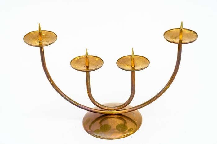 Candle Holder For 4 Candles Vienna Around 1950s photo furniture