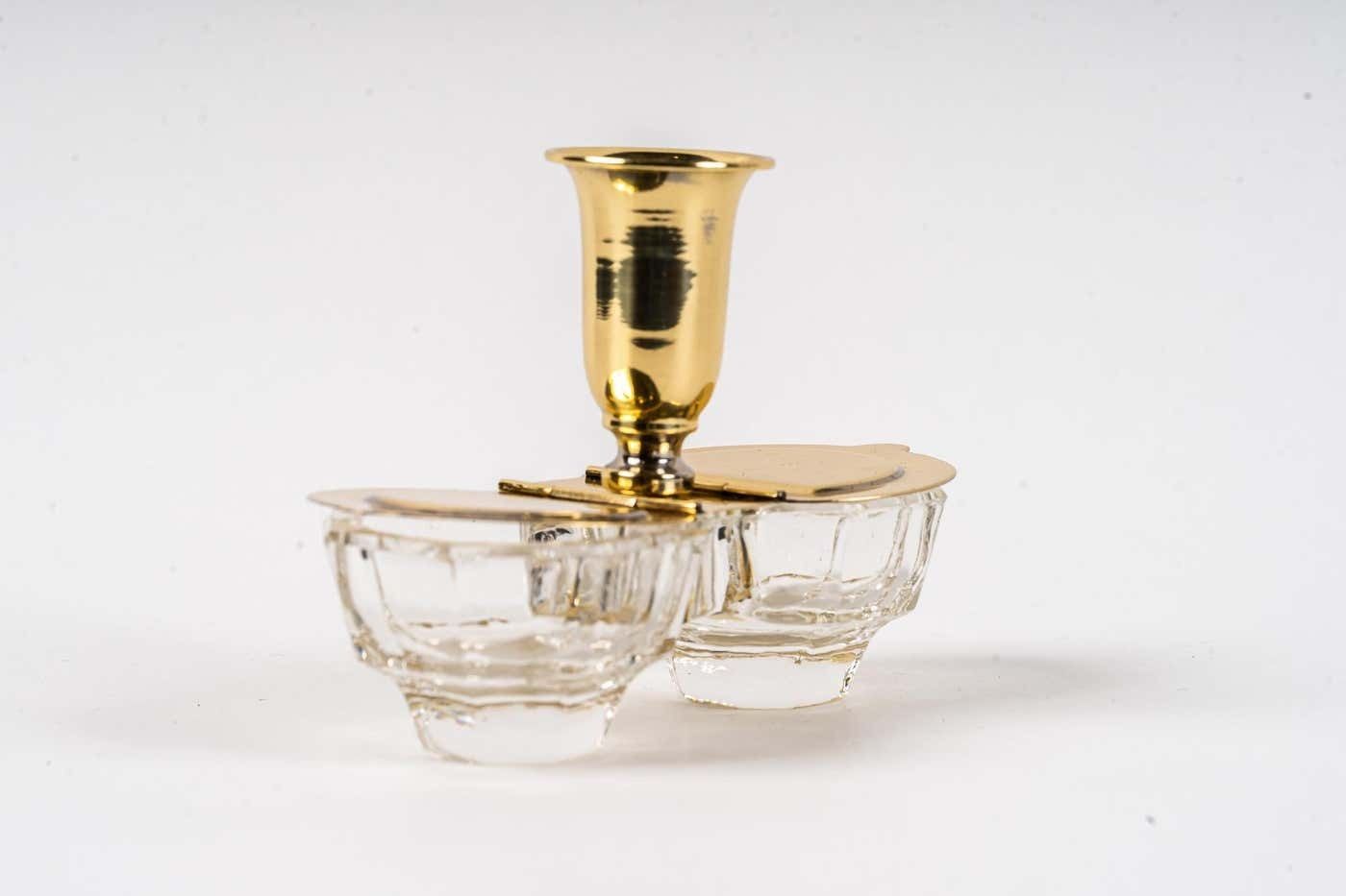 Art Deco Salt And Pepper Cellars With Toothpick Holder Around 1920s photo Home Decor