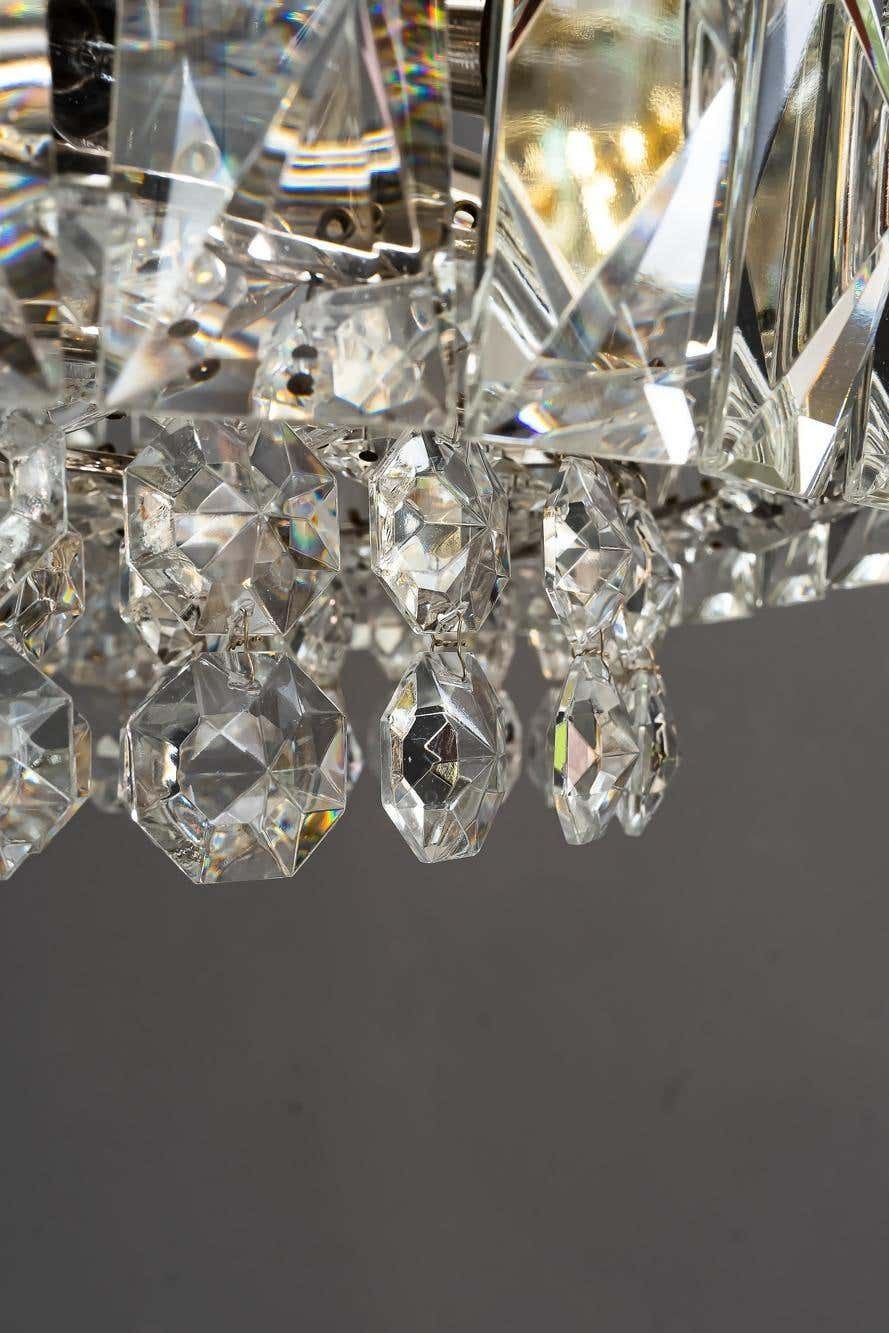 Bakalowits Nickel Crystal Chandelier, Circa 1950s, ''We Have A Second One'' photo buy
