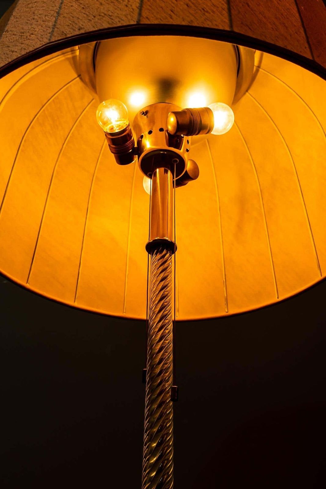 Floor Lamp ''Glasschaft'' ''Engl. ''Glass Rod'', No. 2134 By J.T. Kalmar, 1960s photo buy