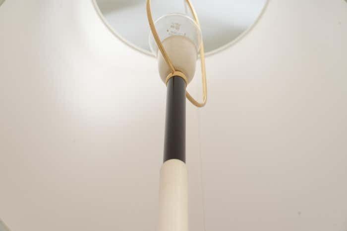 Two Kalmar Floor Lamps Around 1950s With Fabric Shades photo vinterior