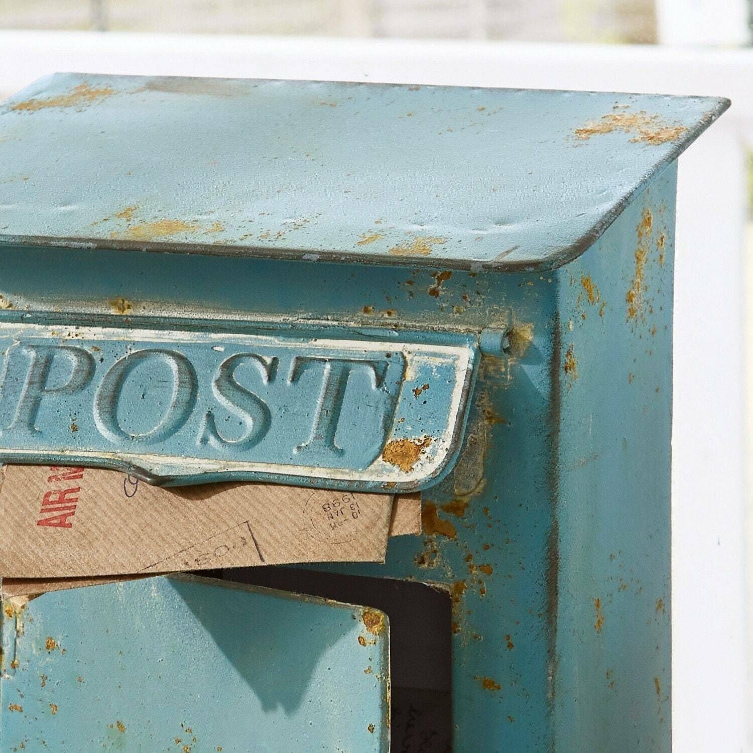 Vintage Style Letterbox, Mailbox, Vintage Letterbox, Post Box, Pillar Box And Mailbox photo furniture