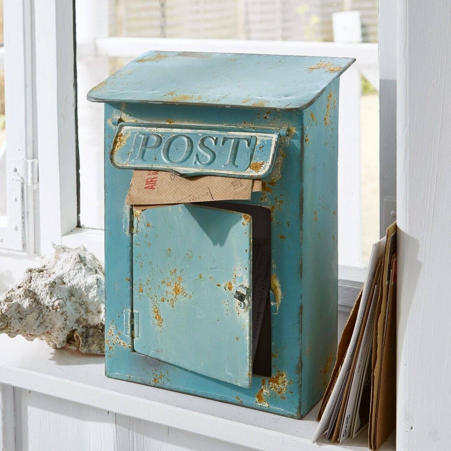 Vintage Style Letterbox, Mailbox, Vintage Letterbox, Post Box, Pillar Box And Mailbox photo for sale