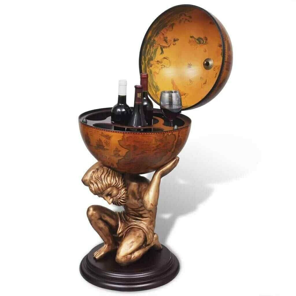Globus Bar Home Bar World Globe Cocktail Bar Deco Bar Wine Table Bar 42×42×85cm photo for sale