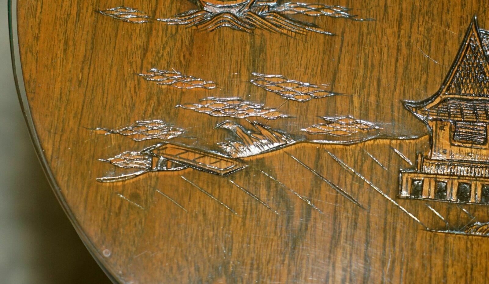 photo buy Pair Of Circa 1940 Chinese Export Chinoiserie Side End Wine Games Folding Tables