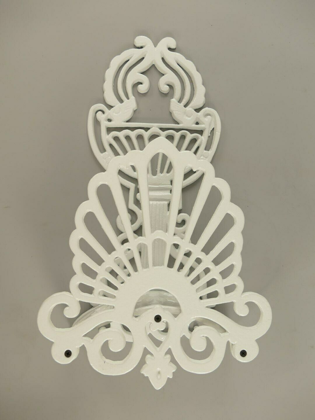 Garden Hose Holder Wall Hose Holder Cast Iron Wall Mount Antique Style photo for sale