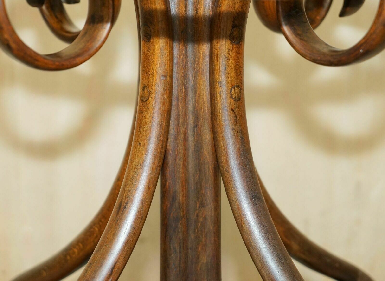 photo buy Antique Original Late Victorian Circa 1880 Thonet Bentwood Coat Rack Stand