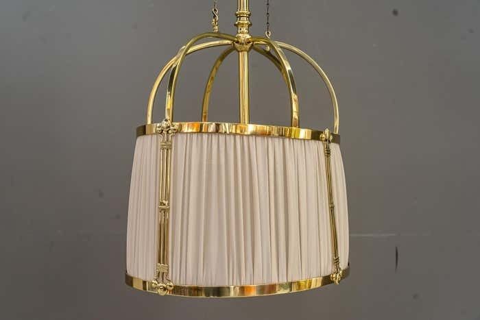 Crystal Glass "Palwa" Chandelier Around 1970s photo furniture