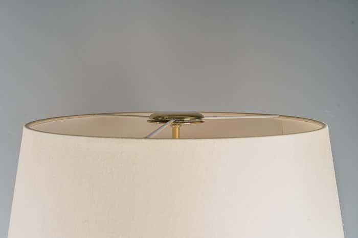 photo for sale Pair Of Large J.T. Kalmar Floor Lamps ''Helios'' Mod. 2035, Brass 1960s