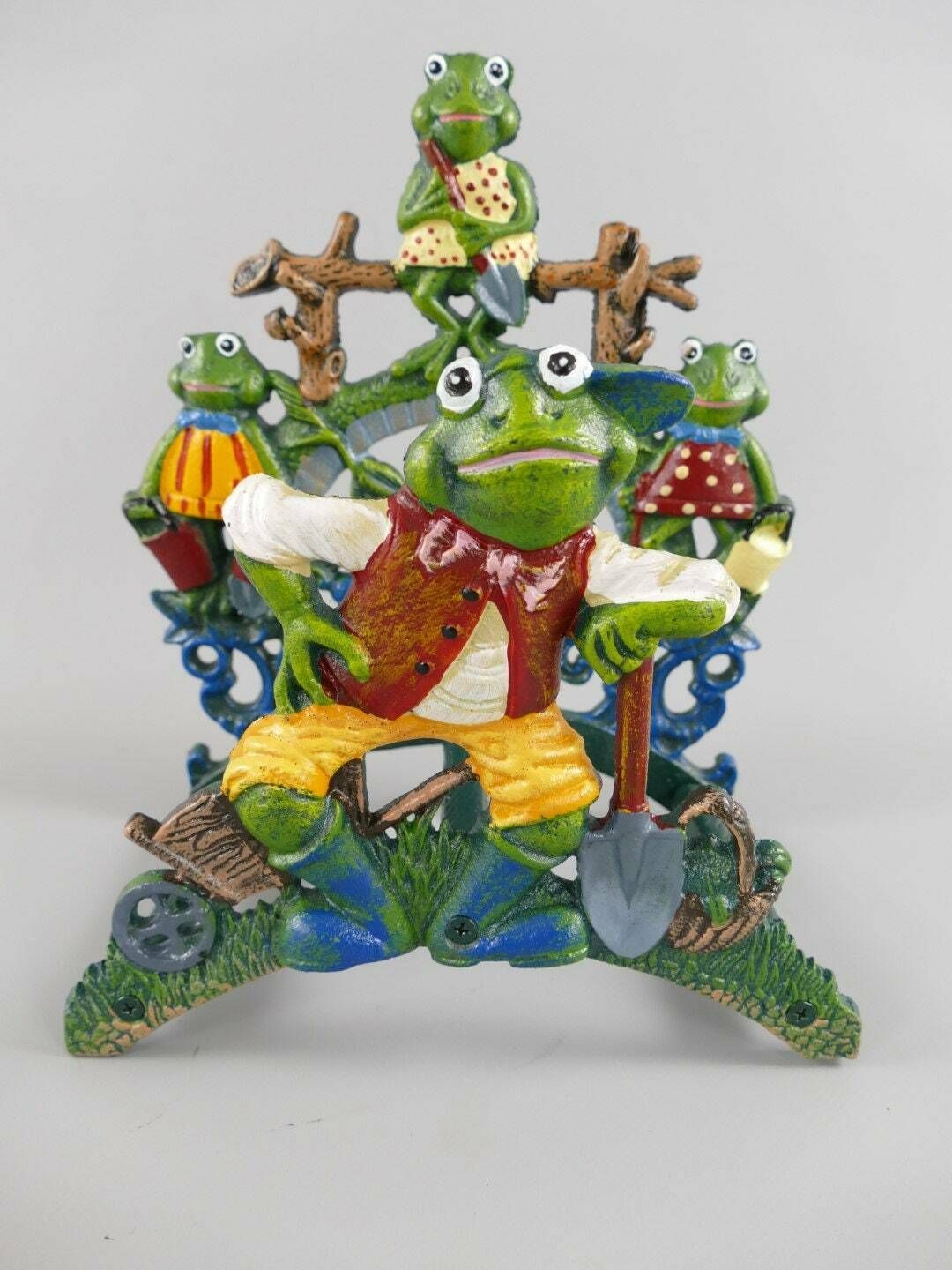 Vintage Hose Holder Frog Garden Hose Holder photo for sale