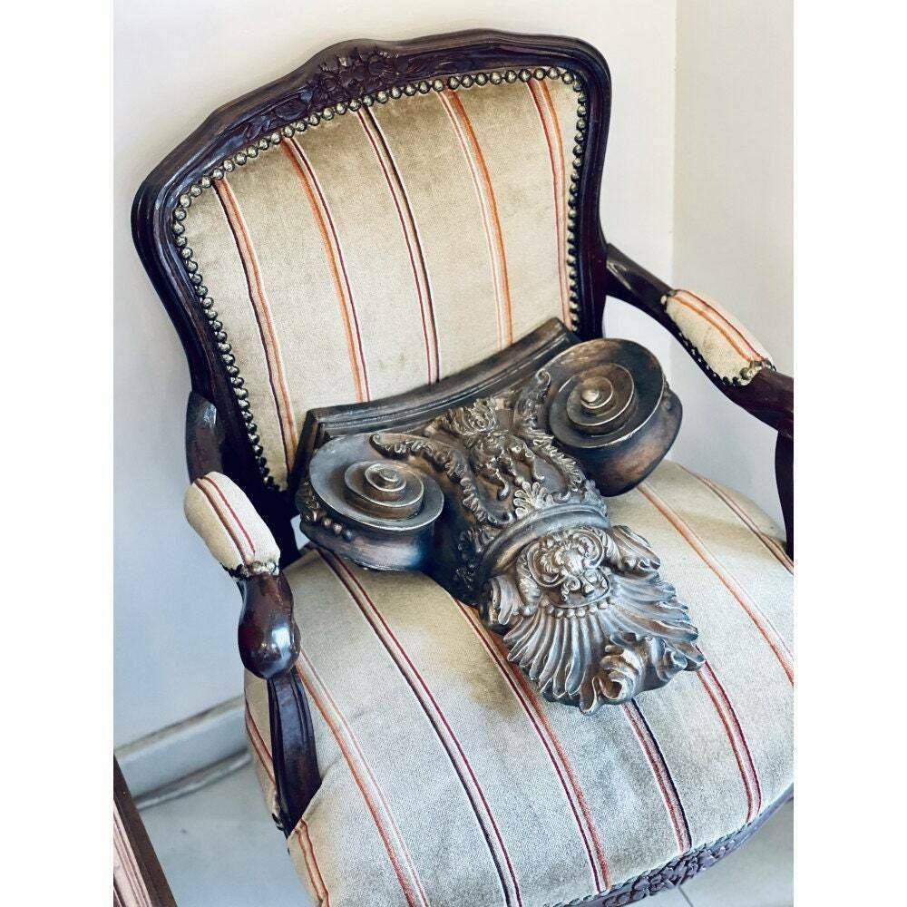 Antique Style Wall Console Cast Stone, Home Decor, Office Decor photo Furniture