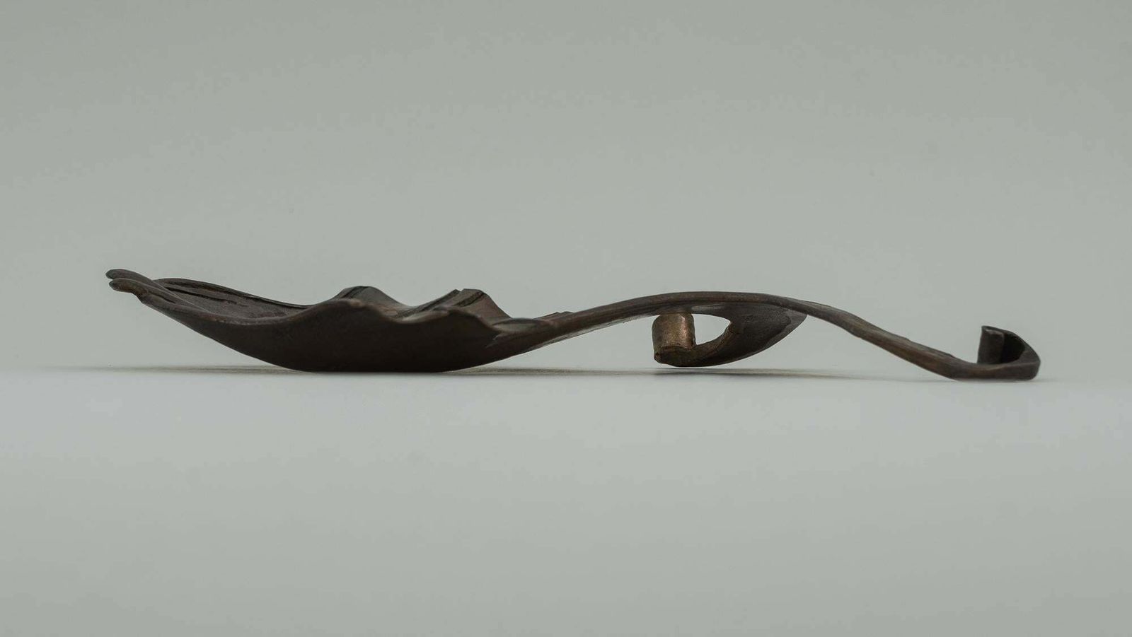 Forged Iron Ashtray In Shape Of A Fish, Vienna, Circa 1960s photo vinterior