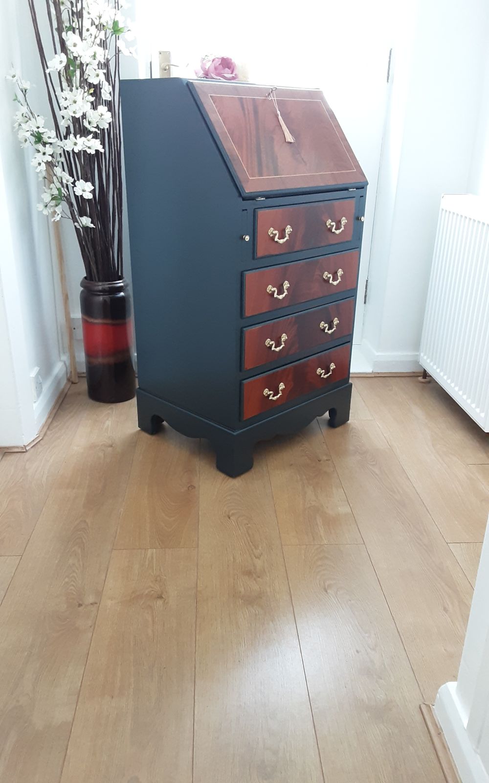 Petite Ladies Writing Bureau., 1960s photo furniture