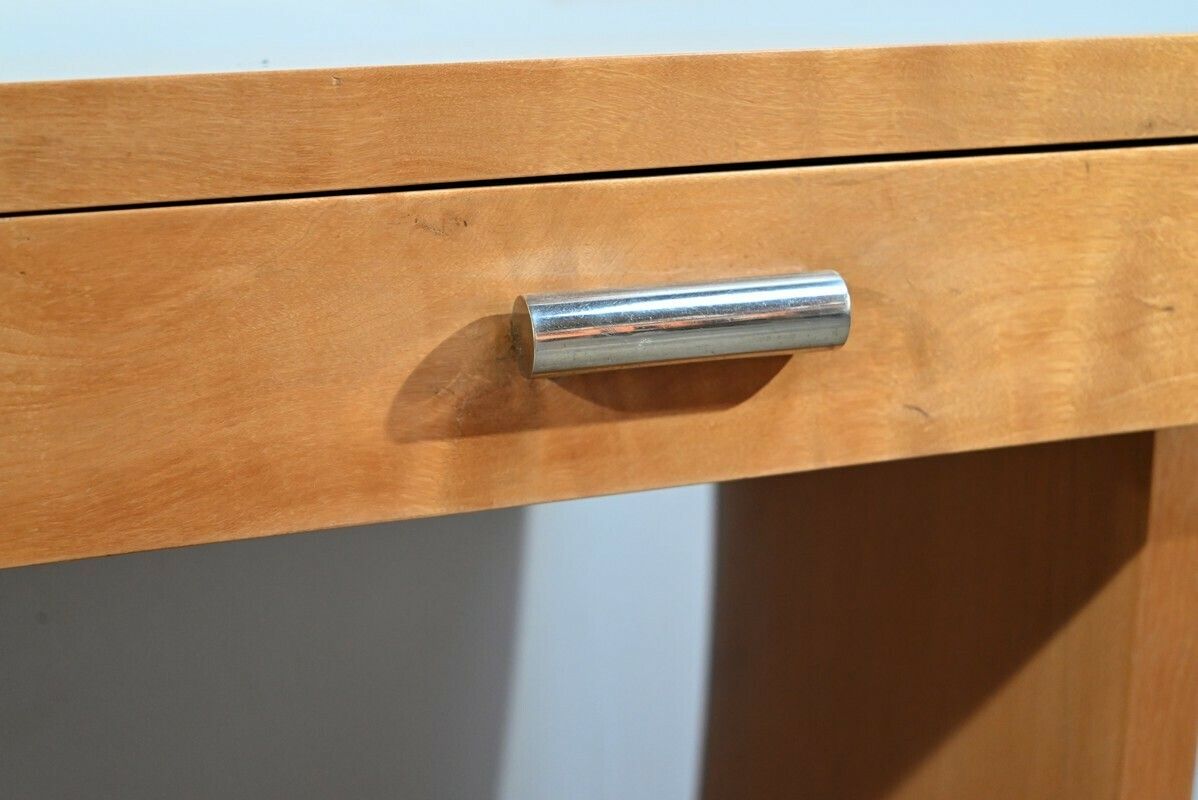 photo furniture Console Or Small Desk In Sycamore Art Deco 1940