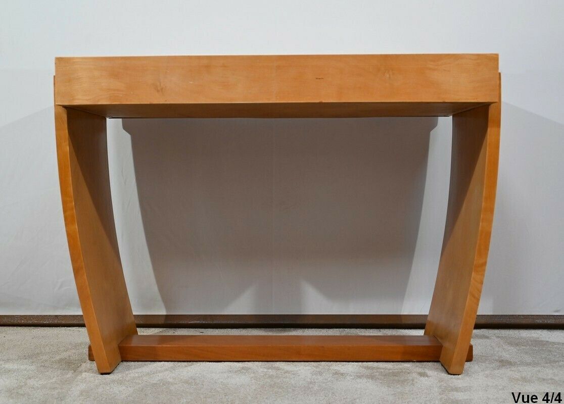 photo vinterior Console Or Small Desk In Sycamore Art Deco 1940