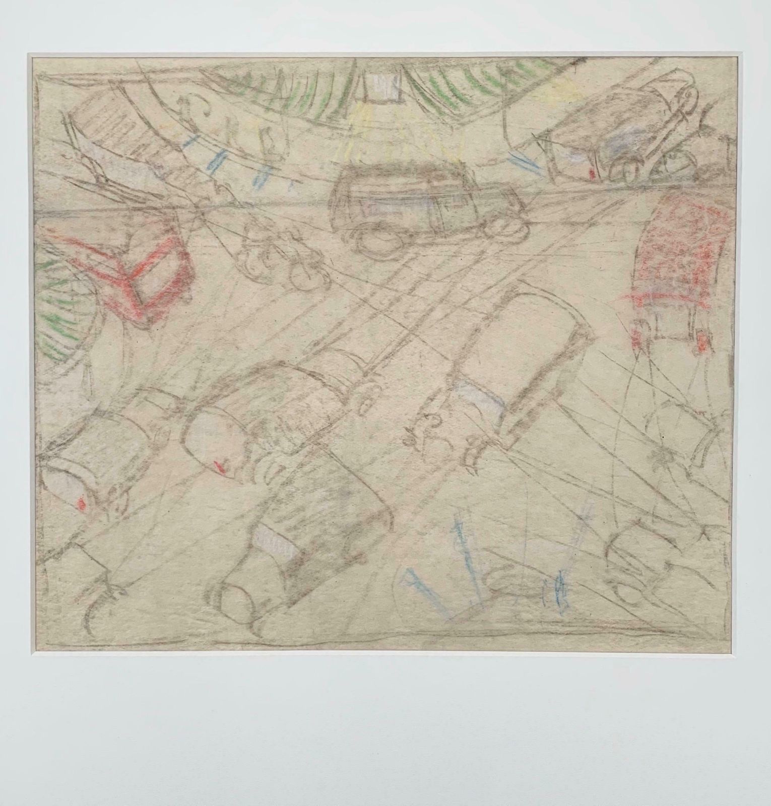 Cyril Edward Power, Grosvenor School Study For Piccadilly Circus III, Circa 1930 photo Art