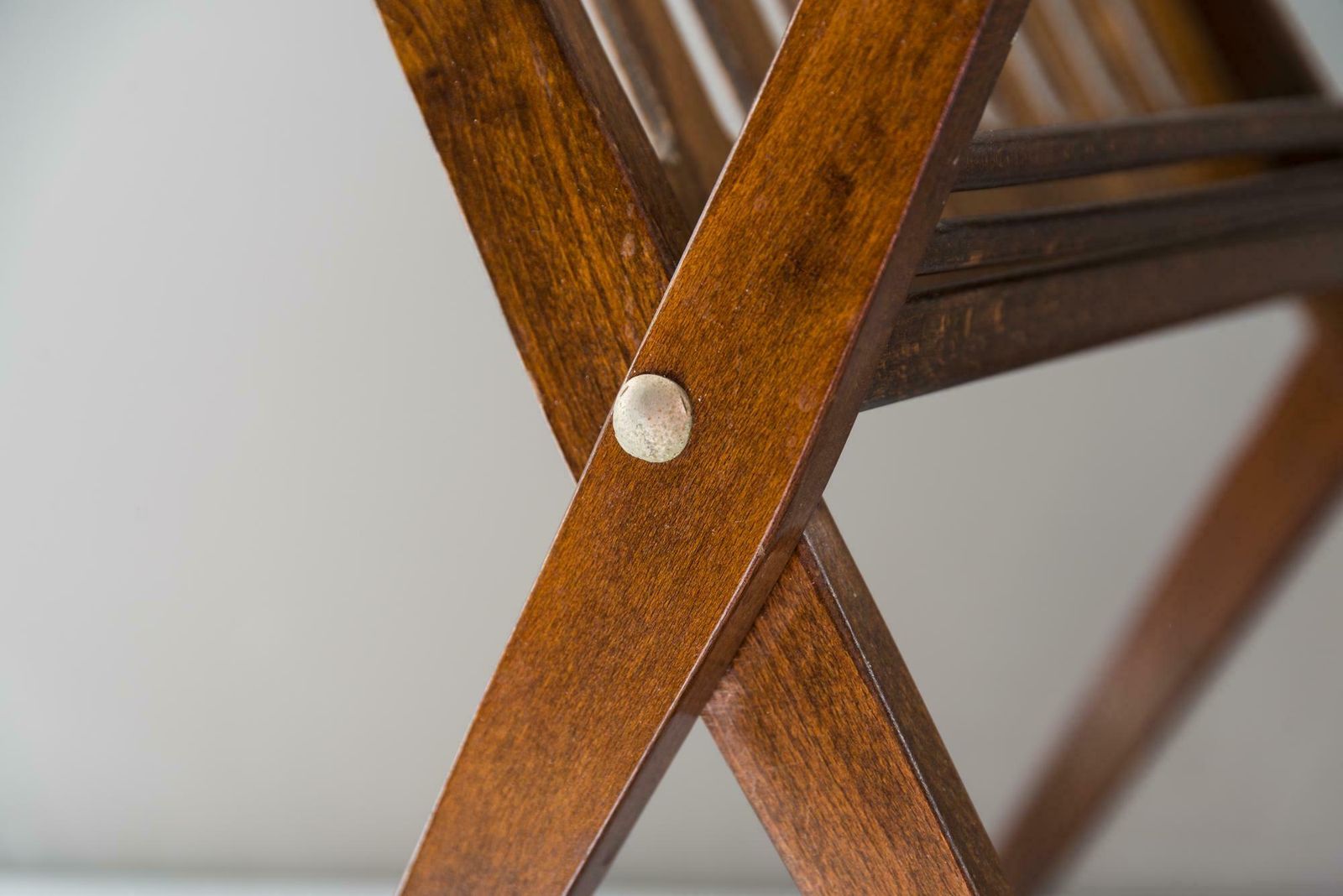 Magazine Rack In Solid Beechwood photo for sale