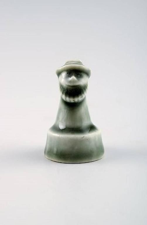 Sven Wejsfelt For Gustavsberg, Complete Set Of Chess Pieces In Ceramics photo vintage