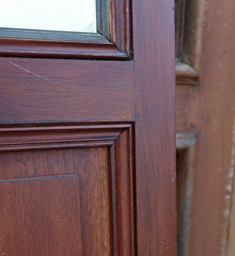 photo for sale Mahogany Double Door Mirrors, Château Du Val De Loire – Late 19th Century