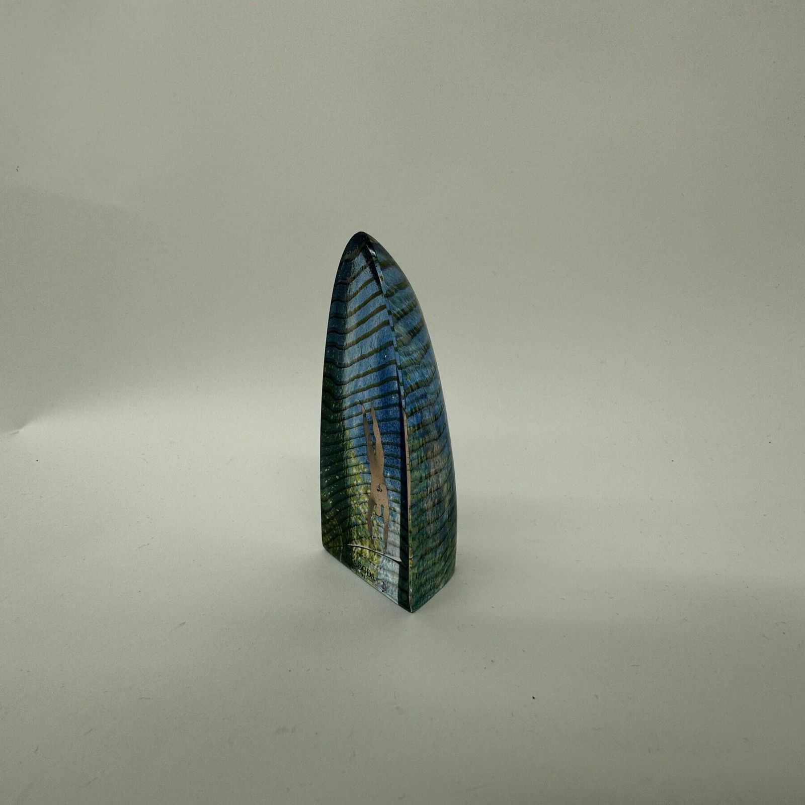 Bertil Vallien For Kosta Boda Sweden Half Boat, 1990's photo buy