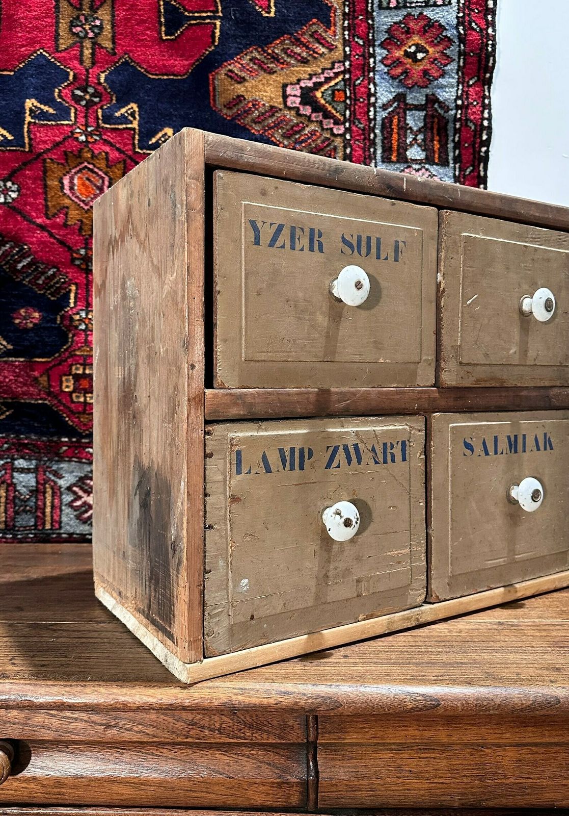 Antique French Country Spice Drawer / Workshop Drawers C.1900 photo buy