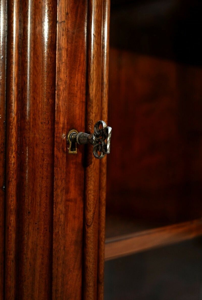 photo furniture Rare Pair Of Property Showcases In Mahogany, Napoleon III Style   2nd Part Of The 19th Century