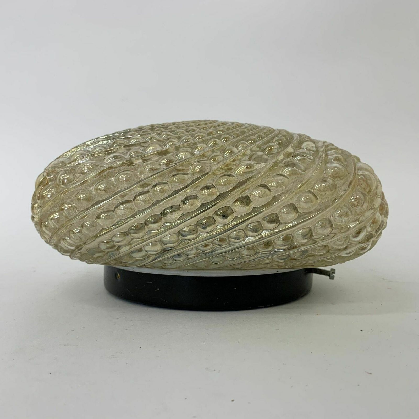Mid Century Design Glazen Plafond  / Wandlamp, Jaren 1970 photo furniture