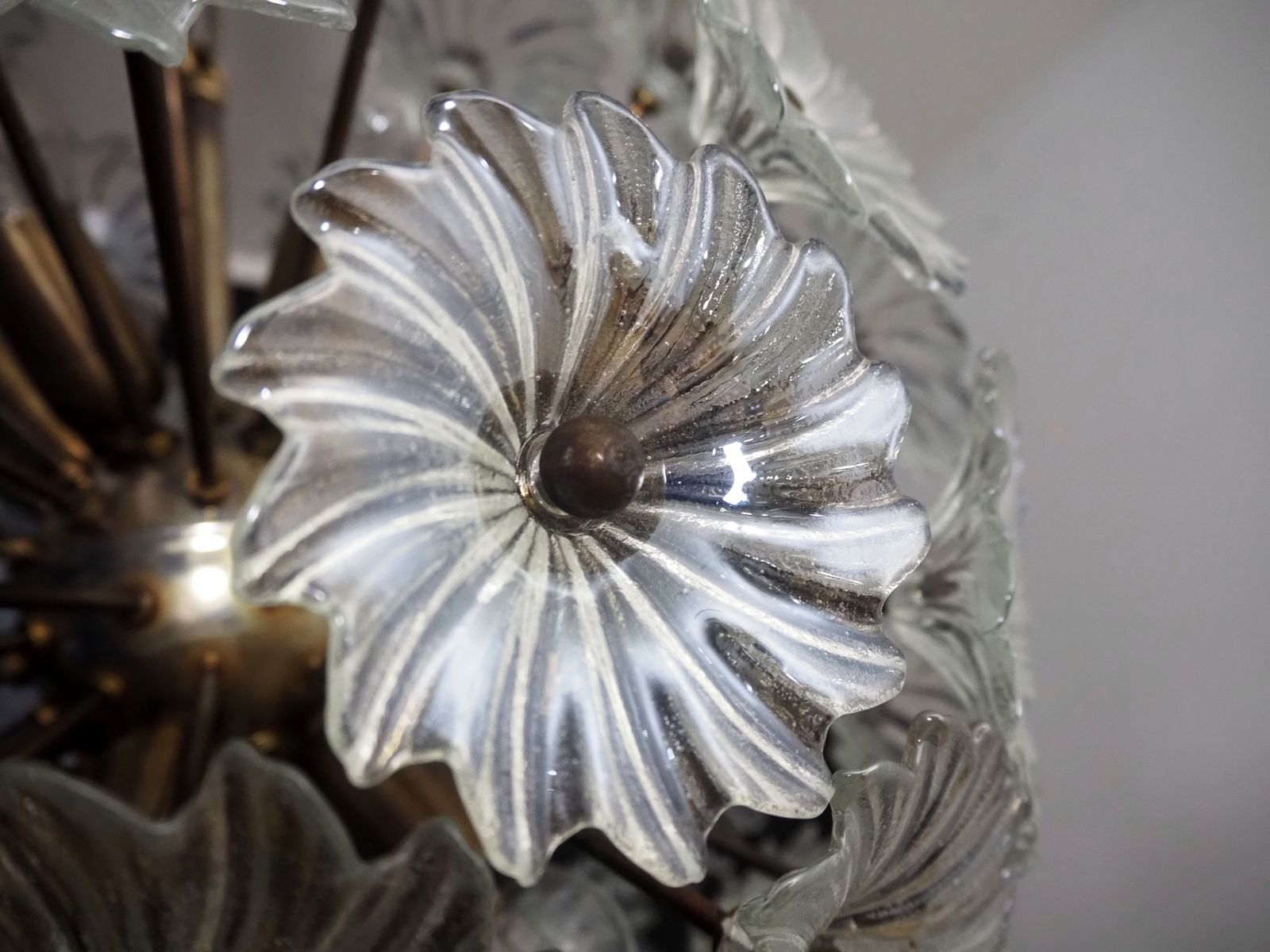 Vintage Sputnik Italian Crystal Chandelier – 51 Daisy Clear Glasses photo vintage
