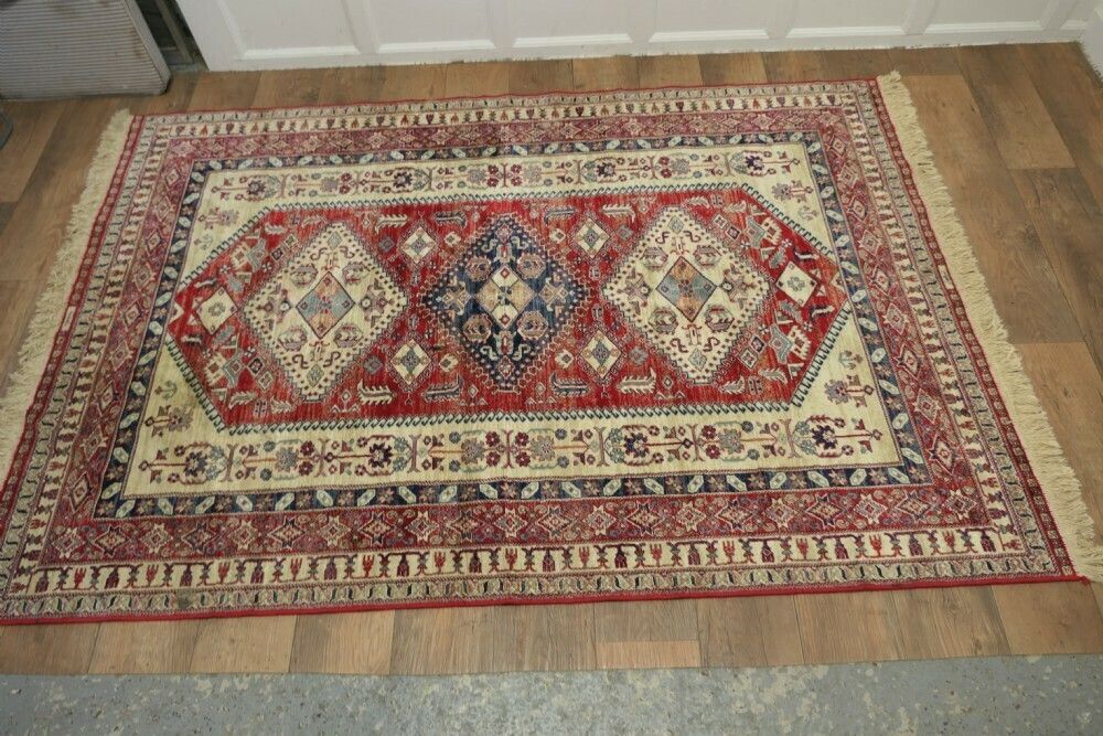 Traditional Tree Of Life Silk And Wool Turkish Rug