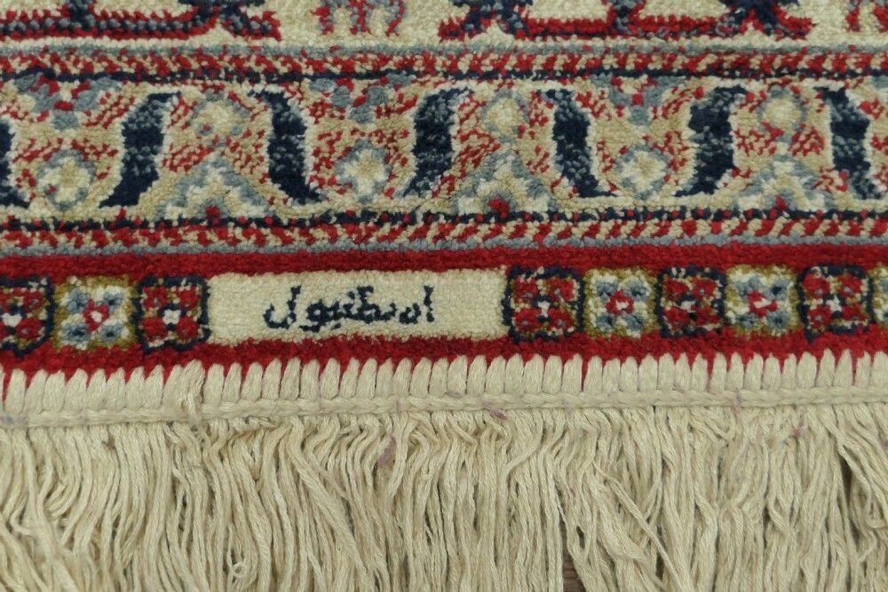 Traditional Tree Of Life Silk And Wool Turkish Rug photo for sale