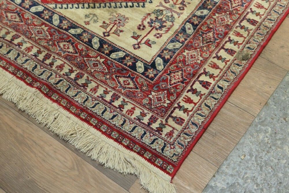 Traditional Tree Of Life Silk And Wool Turkish Rug photo vinterior