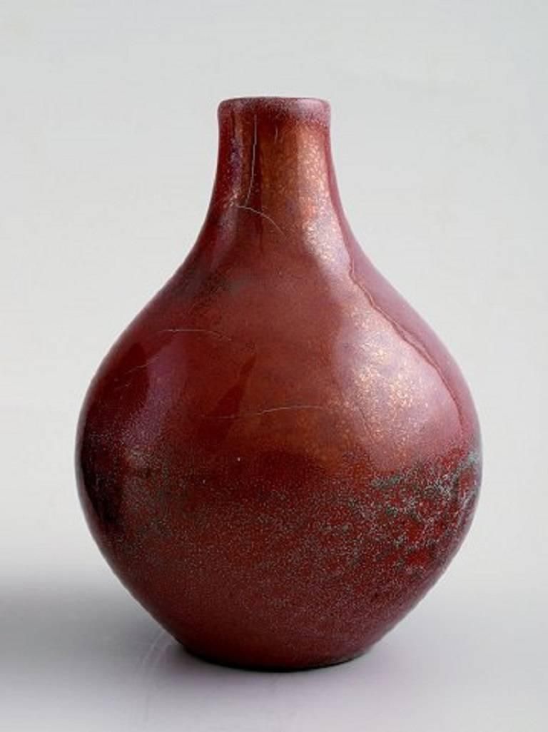 Richard Uhlemeyer, German Ceramist, Four Ceramic Vases, Beautiful Glaze photo 635.0
