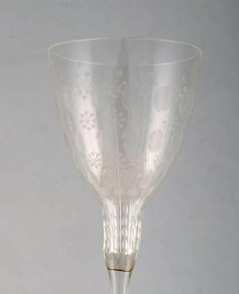 Bjørn Wiinblad For Rosenthal, Very Large And Rare "Romanze" Glass photo 793.0