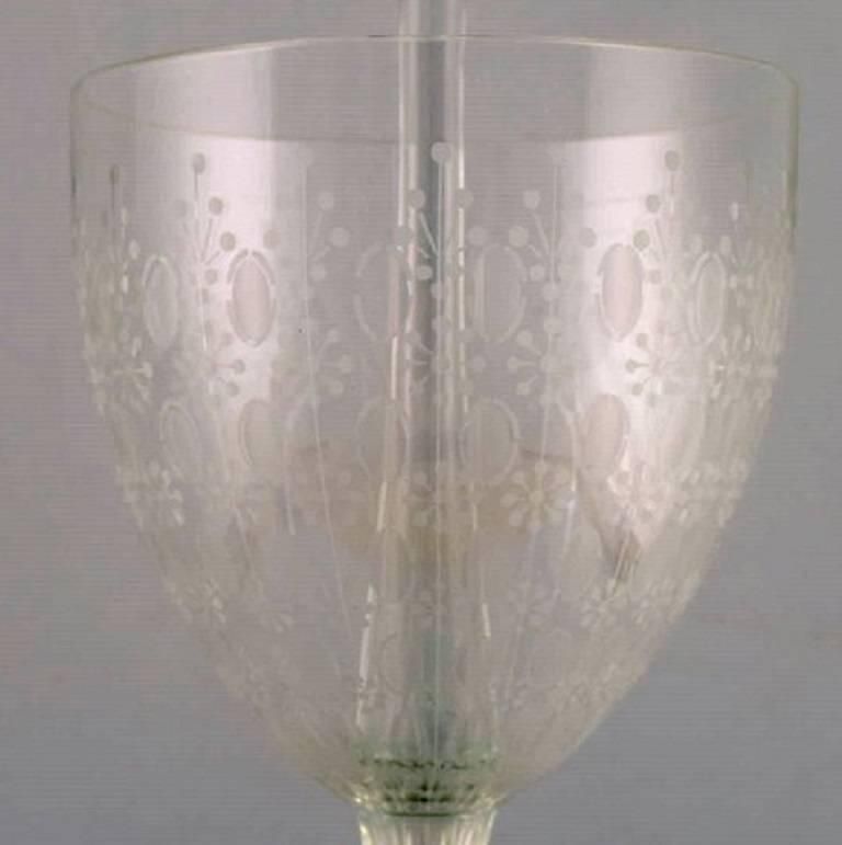 Bjørn Wiinblad For Rosenthal, Very Large And Rare "Romanze" Glass photo buy