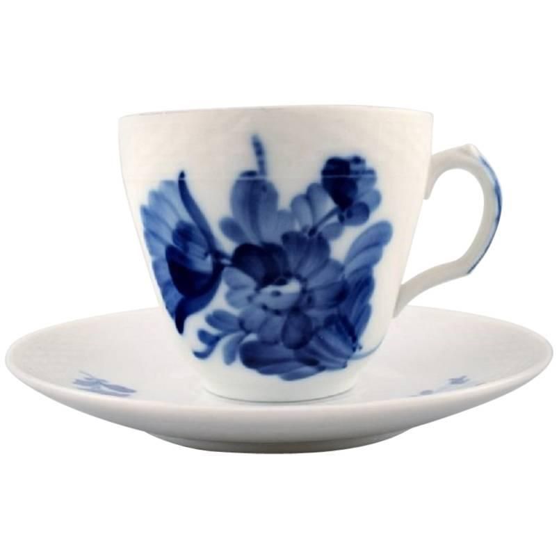 26 Sets Royal Copenhagen Blue Flower Braided, Espresso Cup And Saucer