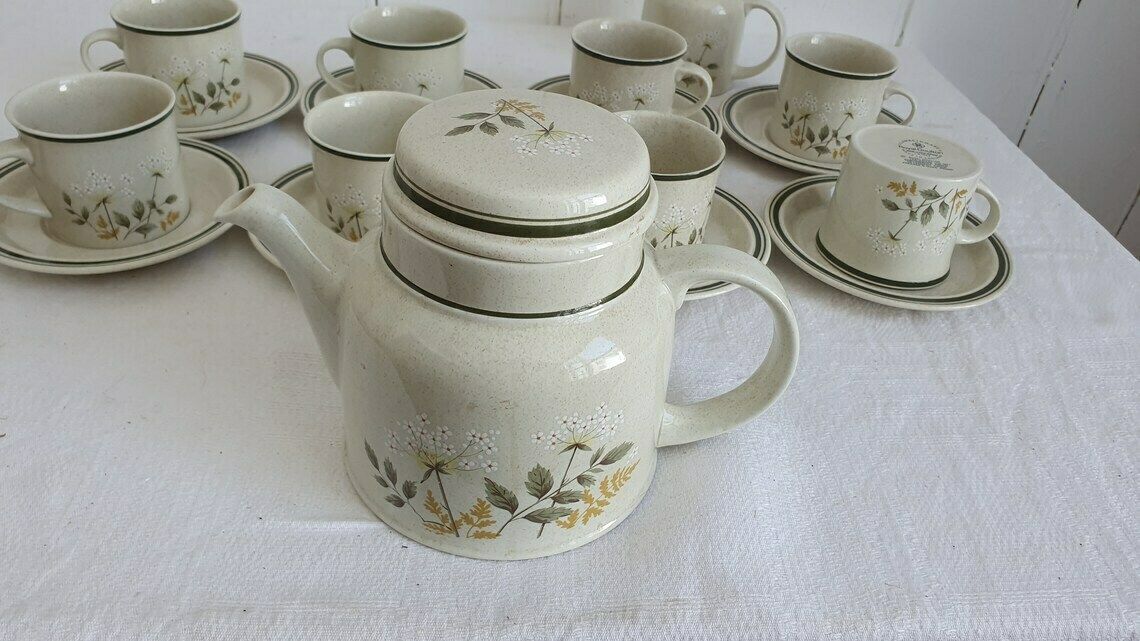 Quality Vintage Retro Tea Set Tea Service For 6 1977 Will ‘O The Wisp Royal Doulton photo buy