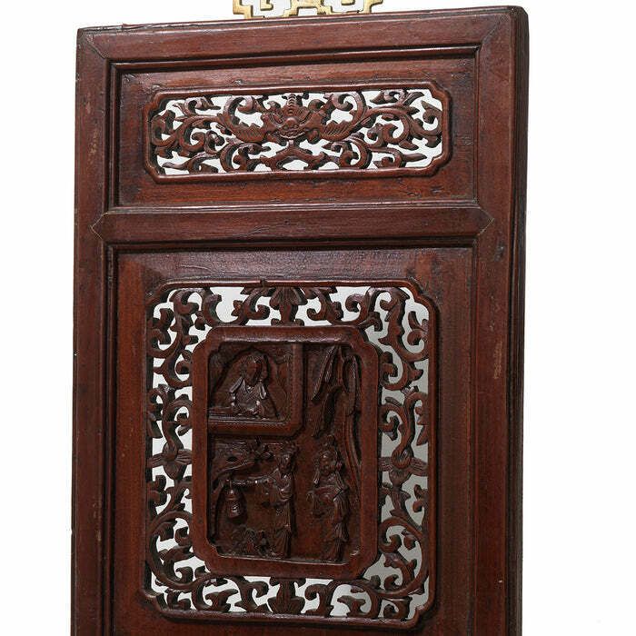 Single Decorative Carved Window Panel photo Home Decor