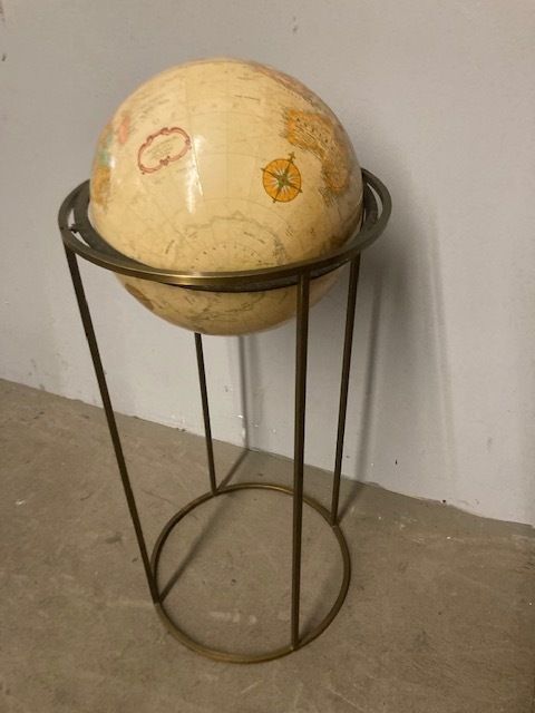 American Vintage 60s Globe With Metal Structure  Modern photo 769.6