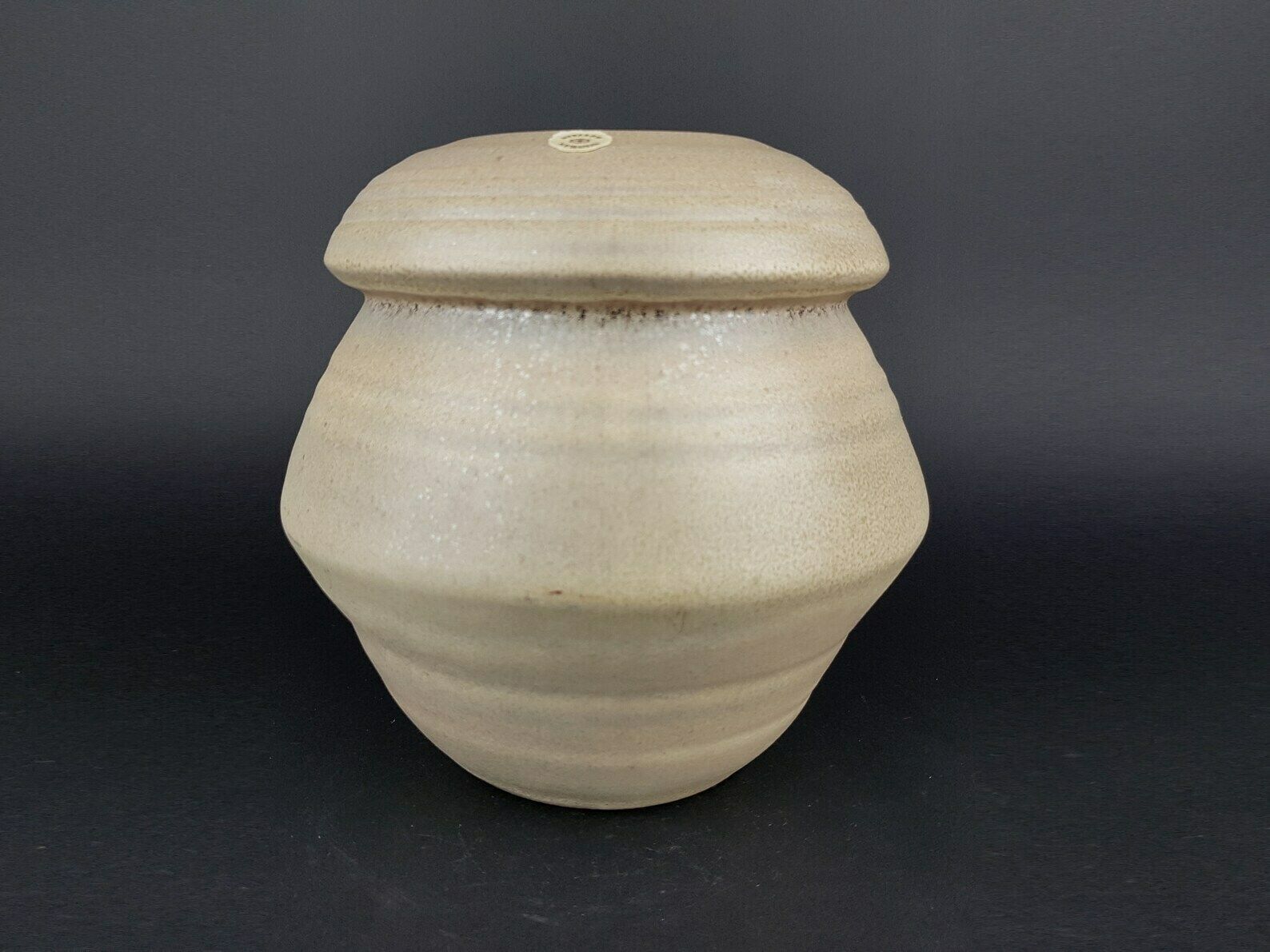Vintage Steuler Keramik Beige Vase West German Pottery 1960s