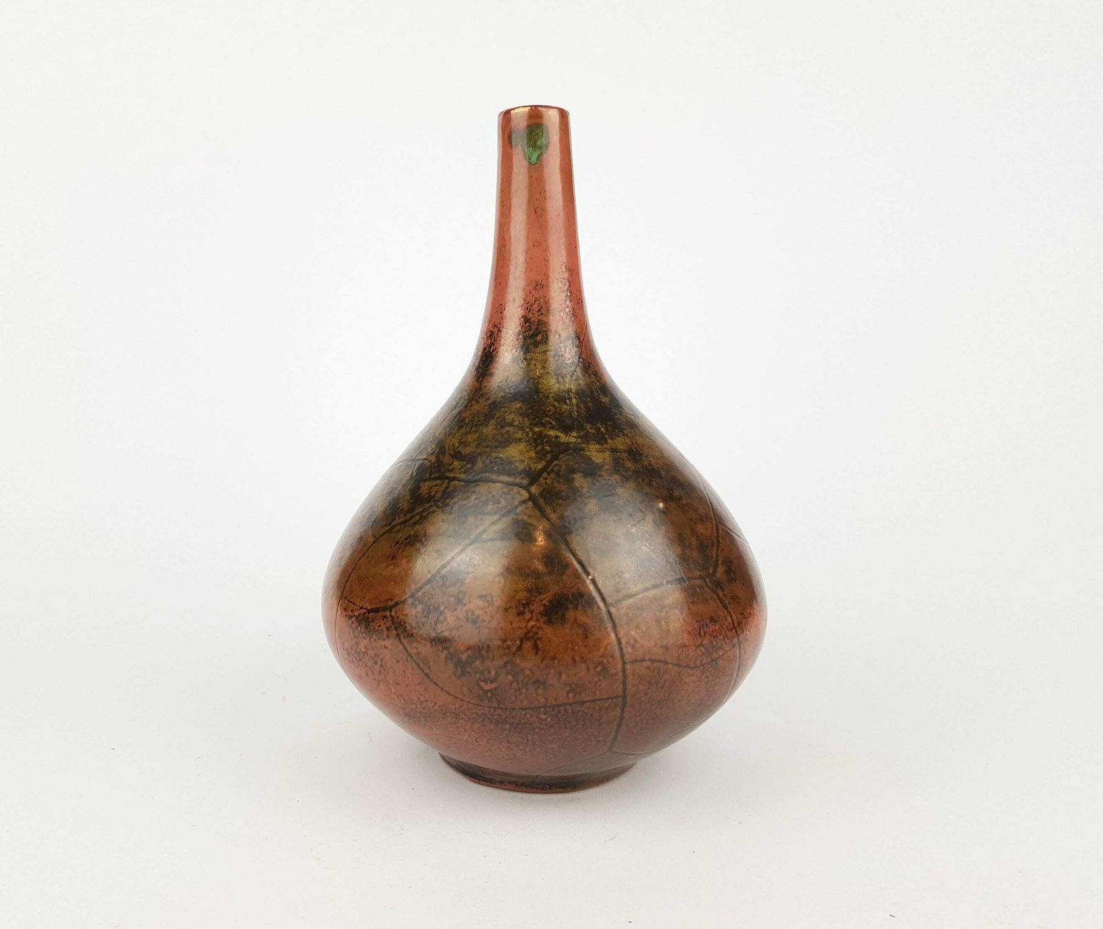 Vintage Grootenburg Töpferei Krefeld Vase By Paul Dresler, West German Pottery 1920 30s