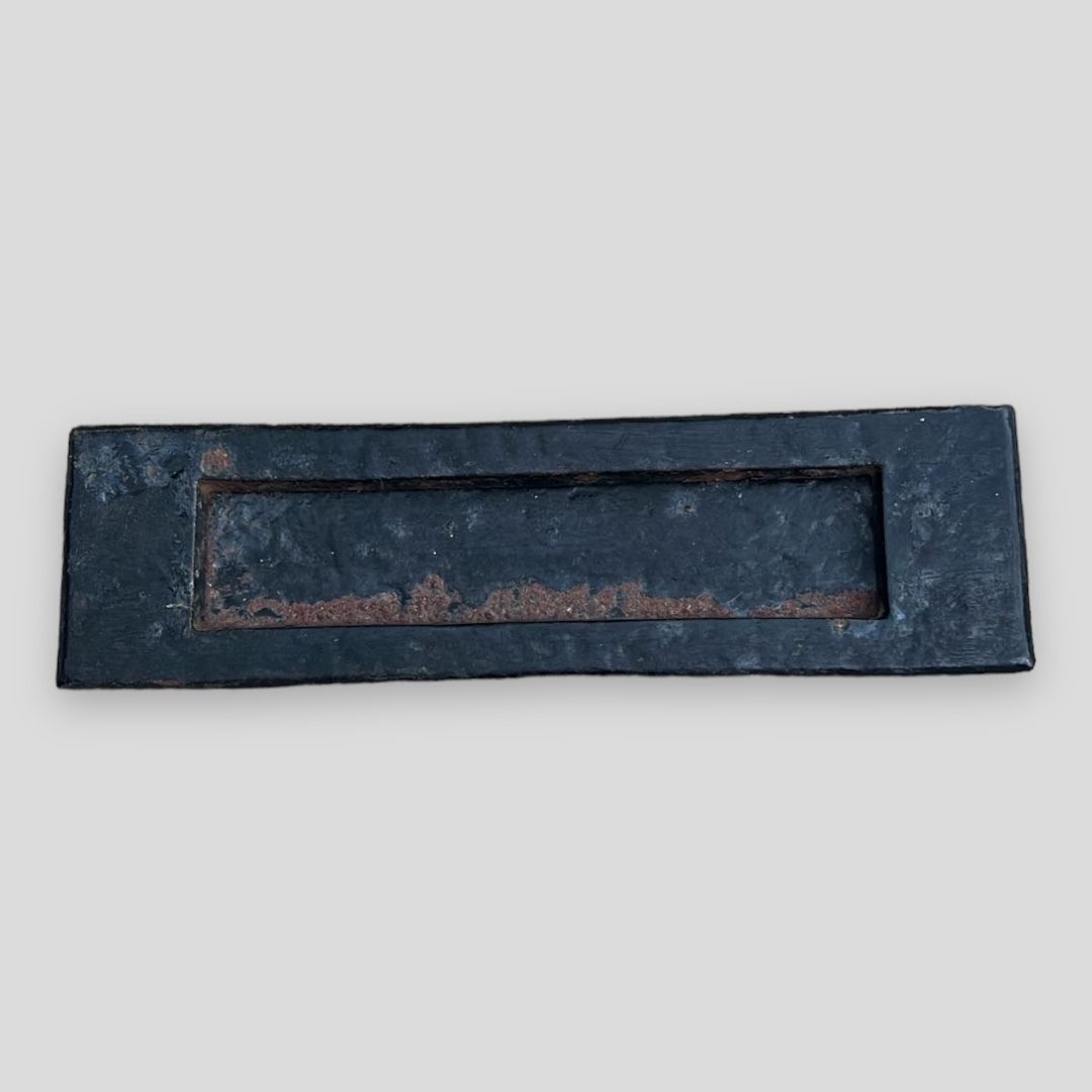 Antique Cast Iron Letterbox And Doorknob