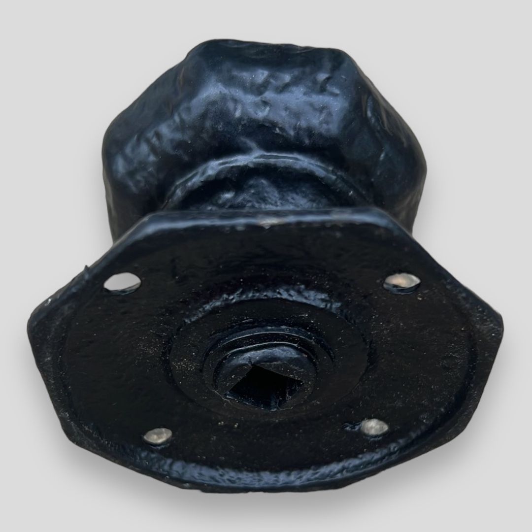 Antique Cast Iron Door Knocker, Letterbox And Striker photo vinterior