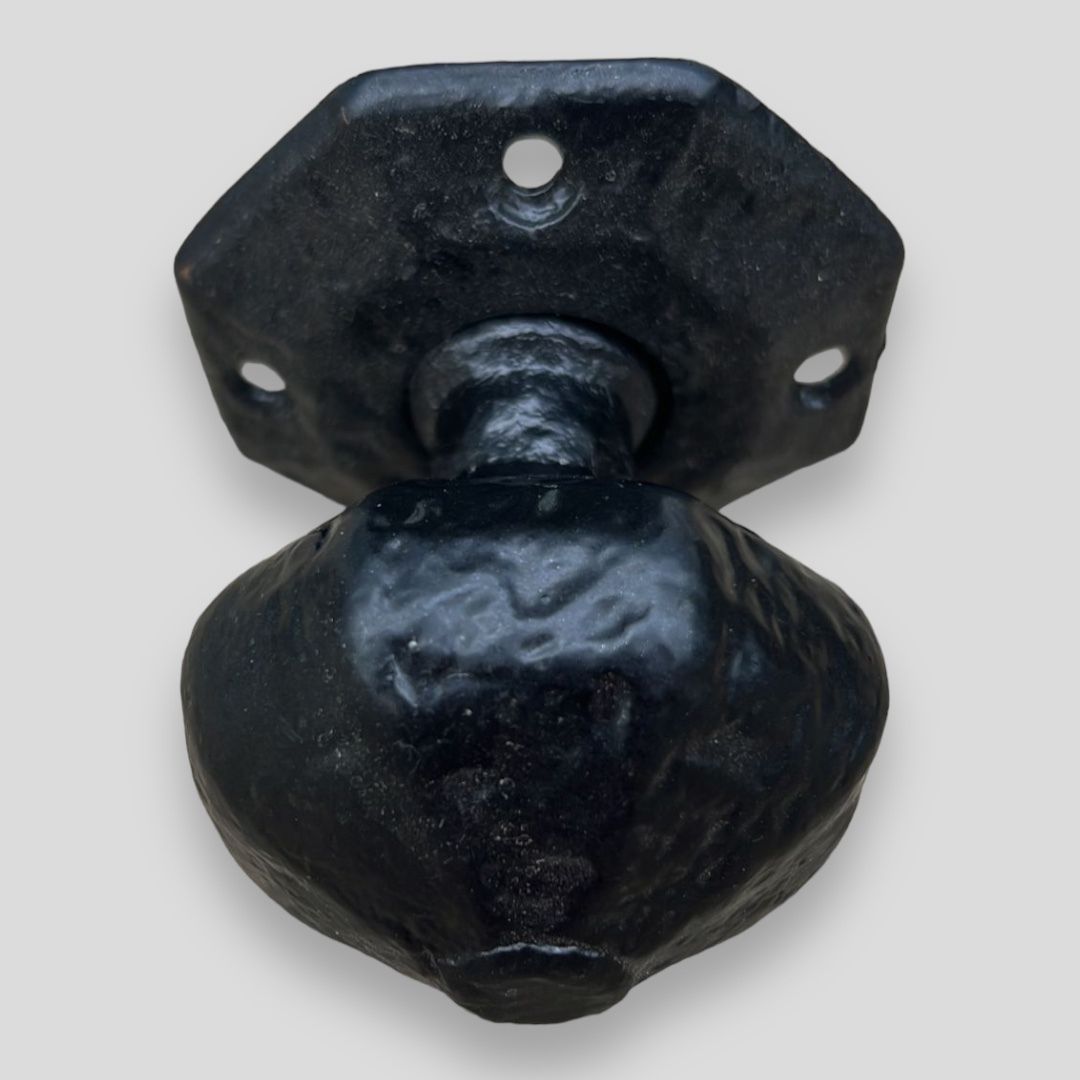 Antique Cast Iron Door Knocker, Letterbox And Striker photo vintage