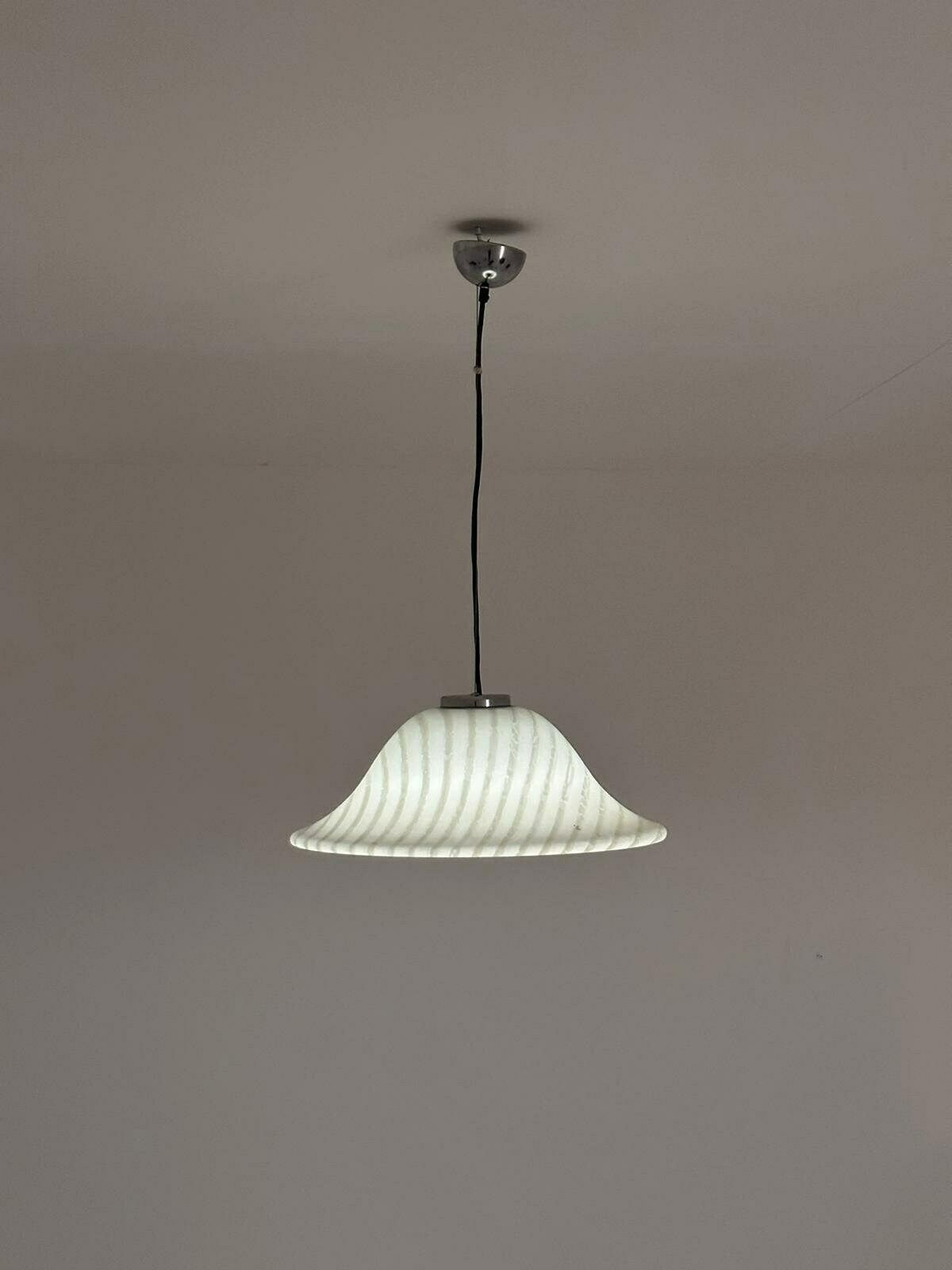 Vintage Glass Pendant Lamp By Peill And Putzler, Germany 1965 photo vinterior