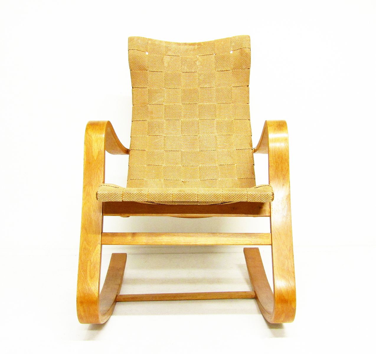 1940s Swedish Modernist Bent Ply Rocking Chair In Birch By Gustaf Axel Berg photo furniture