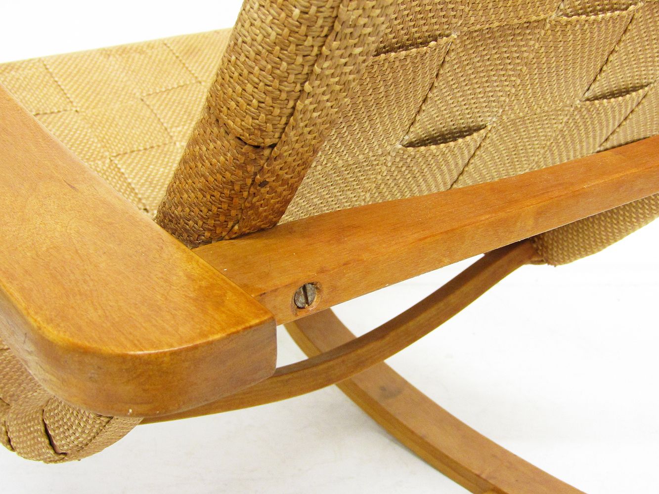 1940s Swedish Modernist Bent Ply Rocking Chair In Birch By Gustaf Axel Berg photo 4800.0