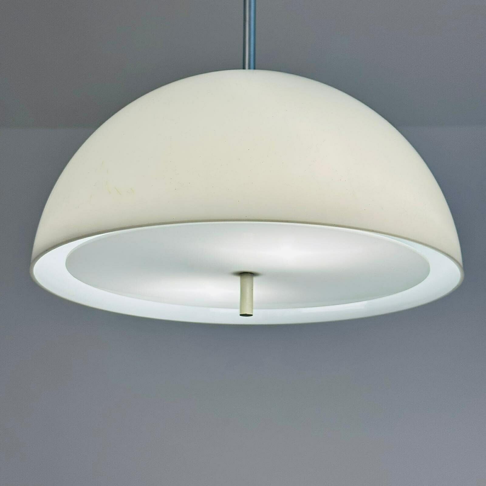 Space Age Dome Pendant White Lamp From The Well Known Manufacturer Staff Leuchten, Germany. photo furniture
