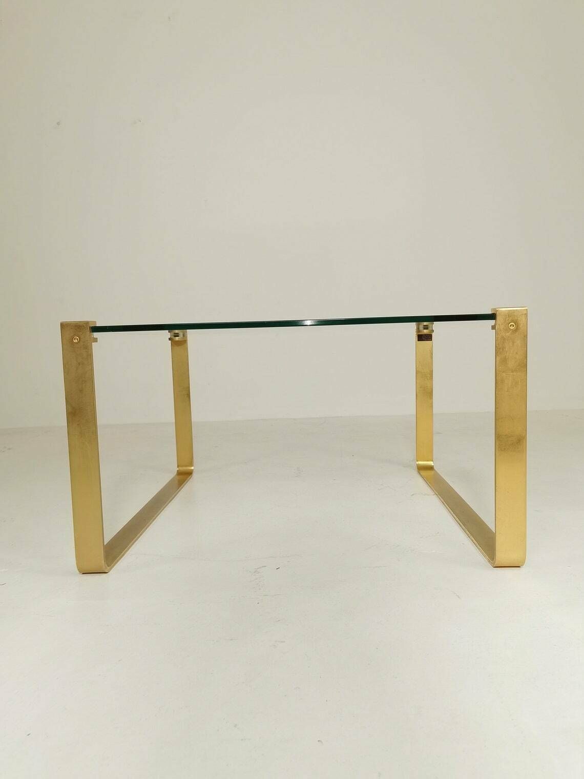 Brass Coffee Table By Friedrich Wilhelm Möller For Ronald Schmitt, 1970s photo 1506.0