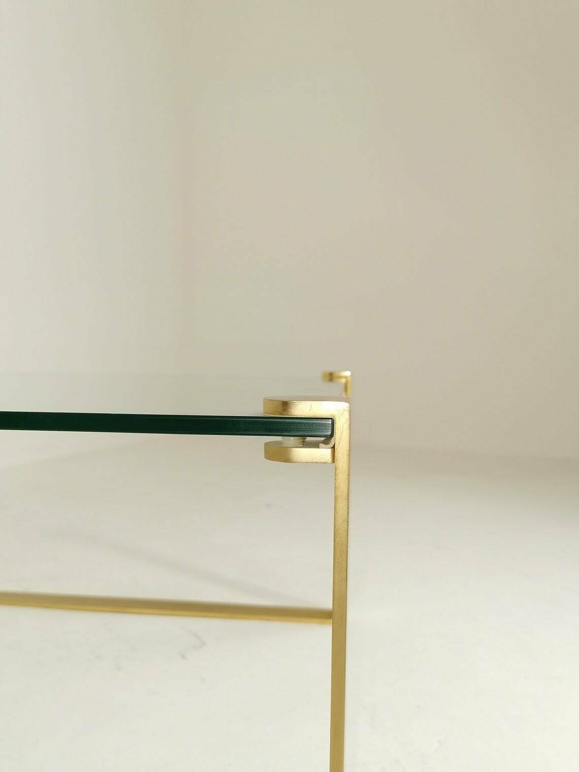 Brass Coffee Table By Friedrich Wilhelm Möller For Ronald Schmitt, 1970s photo buy